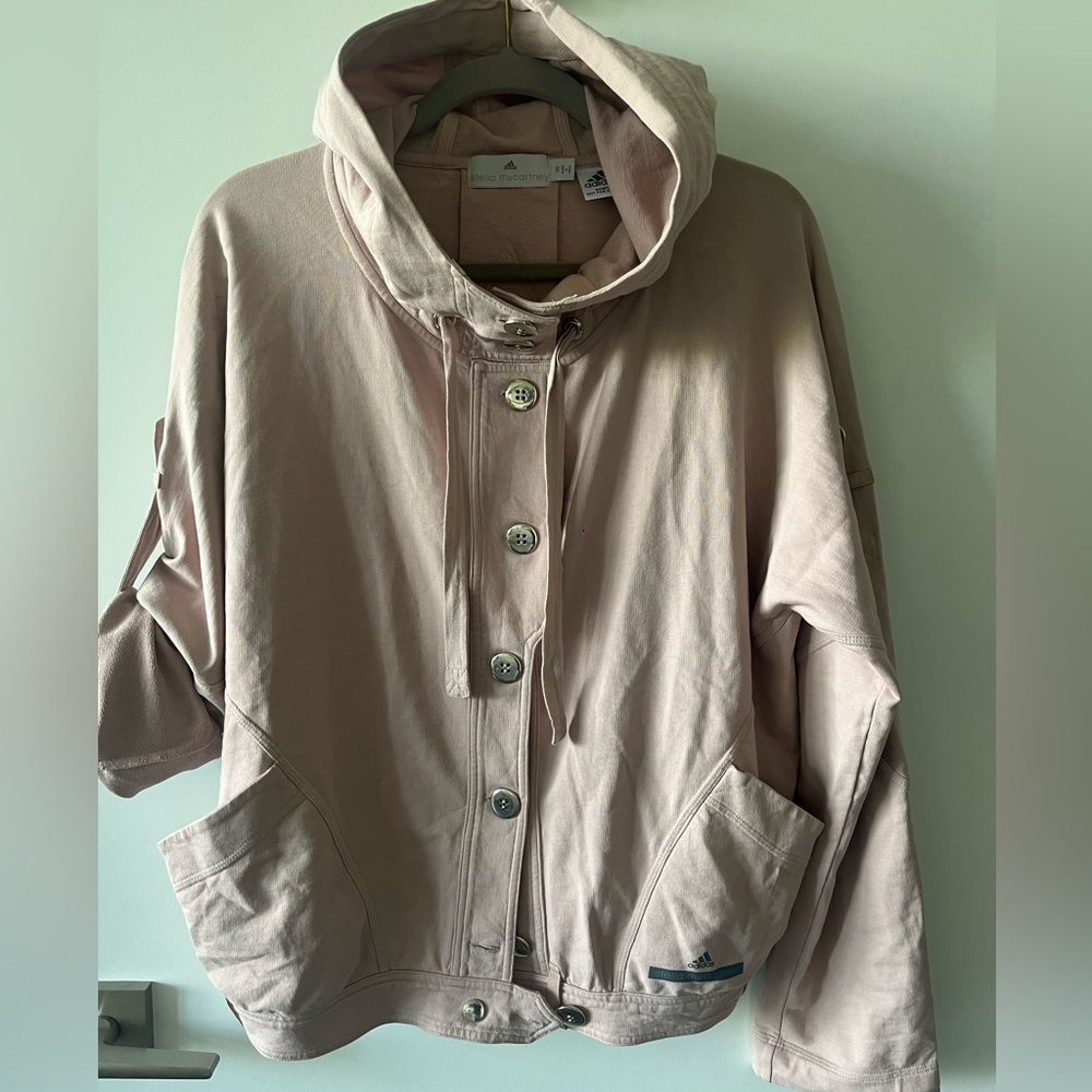 Adidas by Stella McCartney Pink Utility Jacket Relaxed Fit